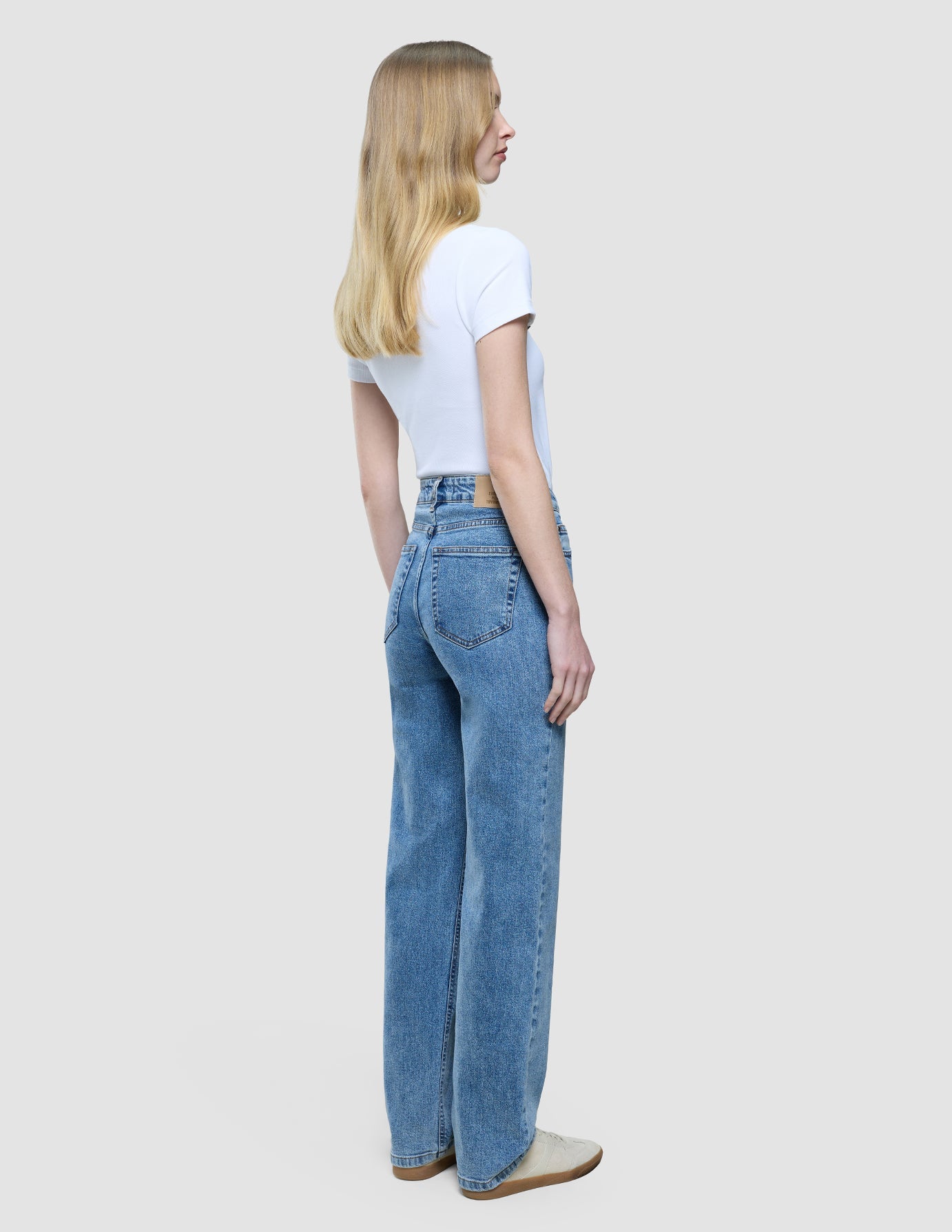 Jeans Straight Snow Blue Wash